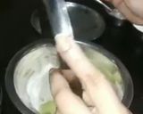A picture of step 2 of Kuttu ke pakore.