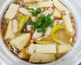 蟹肉白菜豆腐煲的食譜步驟4照片