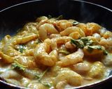 A picture of step 2 of Prawn biriyani.