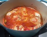 A picture of step 2 of Chicken in a Red Pepper Sauce.