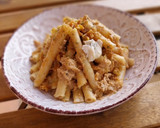 Foto del paso 7 de la receta: Zita en salsa cremosa de costillas de cerdo, gorgonzola y nueces