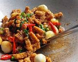 Foto langkah ke 4 dari resep Orek Tempe Telur Puyuh.