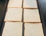 A picture of step 1 of Pizza bread.