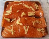 A picture of step 2 of Tabbouleh with Teriyaki Salmon.