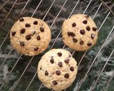 A picture of step 7 of Nutella stuffed cookies.
