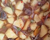 A picture of step 1 of Irish and beef soup.