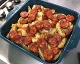 Une image de l'étape 16 de Gnocchis maison au chorizo, sauce tomate et parmesan.