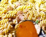 A picture of step 6 of Riscossa Macaroni With Chicken Sausages 😋.
