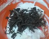 A picture of step 3 of Chunky Chocolate Chips Icecream #authormarathon.
