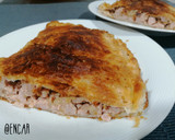 Foto del paso 5 de la receta: Empanada de hojaldre con carne cajún y cebolla