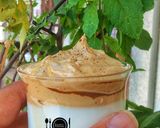 A picture of step 10 of Dalgona cold coffee.
