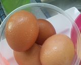 Gambar langkah 1 resipi Kek Nasi Kelapa.