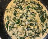 A picture of step 4 of California Farm Spinach in Cheddar Cheese Sauce.