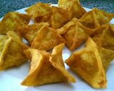 Hình bước làm 5 của món Hoành Thánh Chiên Chay