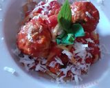 Foto del passaggio 4 della ricetta Bucatini con polpette al pomodoro e cacio-ricotta