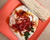 A picture of step 4 of Chilbeesh (Çılbır🇹🇷) Turkish poached eggs.