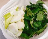 Hình bước làm 2 của món Canh mướp nấu mồng tơi