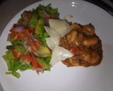 Foto del paso 3 de la receta: Ñoquis con carne molida y ensalada