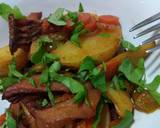 Foto del paso 3 de la receta Robellones al horno con  patatas y Agua de mar