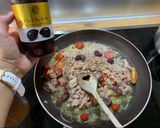 Tonhalas rizs egészségesen🐟🍚🍅🧄 egy gyors ebéd vagy vacsi ötlet recept fázis 5 fotója