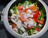A picture of step 2 of Sarson Ka Saag.