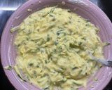 A picture of step 2 of Zucchini Fritters.
