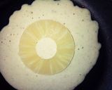 A picture of step 3 of Pineapple mould Pancakes.