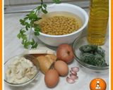 Foto del paso 1 de la receta: Potaje de bacalao con garbanzos y espinacas
