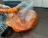 A picture of step 10 of Authentic Kimchi; make with Kimchi crews!.