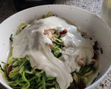 Foto del paso 5 de la receta: Espaguetis de calabacín con salsa de aguacate y ricotta