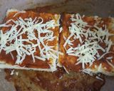 A picture of step 5 of Bread lasagna with noodles.