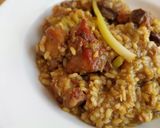 Foto del paso 10 de la receta: Arroz con costillas, ajos tiernos y ceps