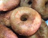 A picture of step 3 of Eggless donut🥯.