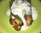 Foto del paso 5 de la receta: Crepps de espinaca rellenos de vegetales 🌯