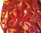 A picture of step 6 of Baked Stuffed Conchiglioni.