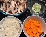 Karacsonyi 🎄St Jakab kagylo omlos tésztában zöldség raguval recept fázis 1 fotója