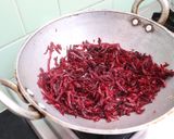A picture of step 3 of Millet beet kheer millet beetroot payasa.
