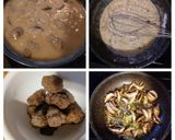 A picture of step 4 of Meatballs & Mushroom Gravy.