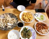 Hình bước làm 3 của món Cá hồi xốt me/chanh leo/cam!!!