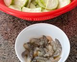 Hình bước làm 1 của món Canh Mướp Nấu Tôm Đất