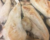 A picture of step 3 of My Garlic Chicken and Mushrooms. 💓.