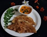 A picture of step 6 of Protein rich Black chickpeas Dosa (healthy breakfast).