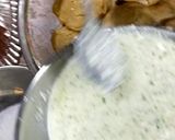 A picture of step 2 of Dahi bary papri chaat.