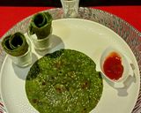 A picture of step 4 of Palak Paratha.