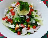 A picture of step 2 of Colourful Chickpeas and Cucumber Salad.