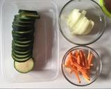 Tumis zucchini ala-ala langkah memasak 1 foto