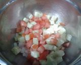 A picture of step 2 of Taka Tak Bhel.