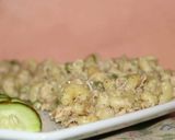 A picture of step 4 of Cheezy macroni.