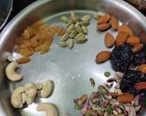 A picture of step 1 of Chocolate coffee dry fruits Cinnamon cake.