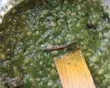 A picture of step 2 of Green dal fry.
